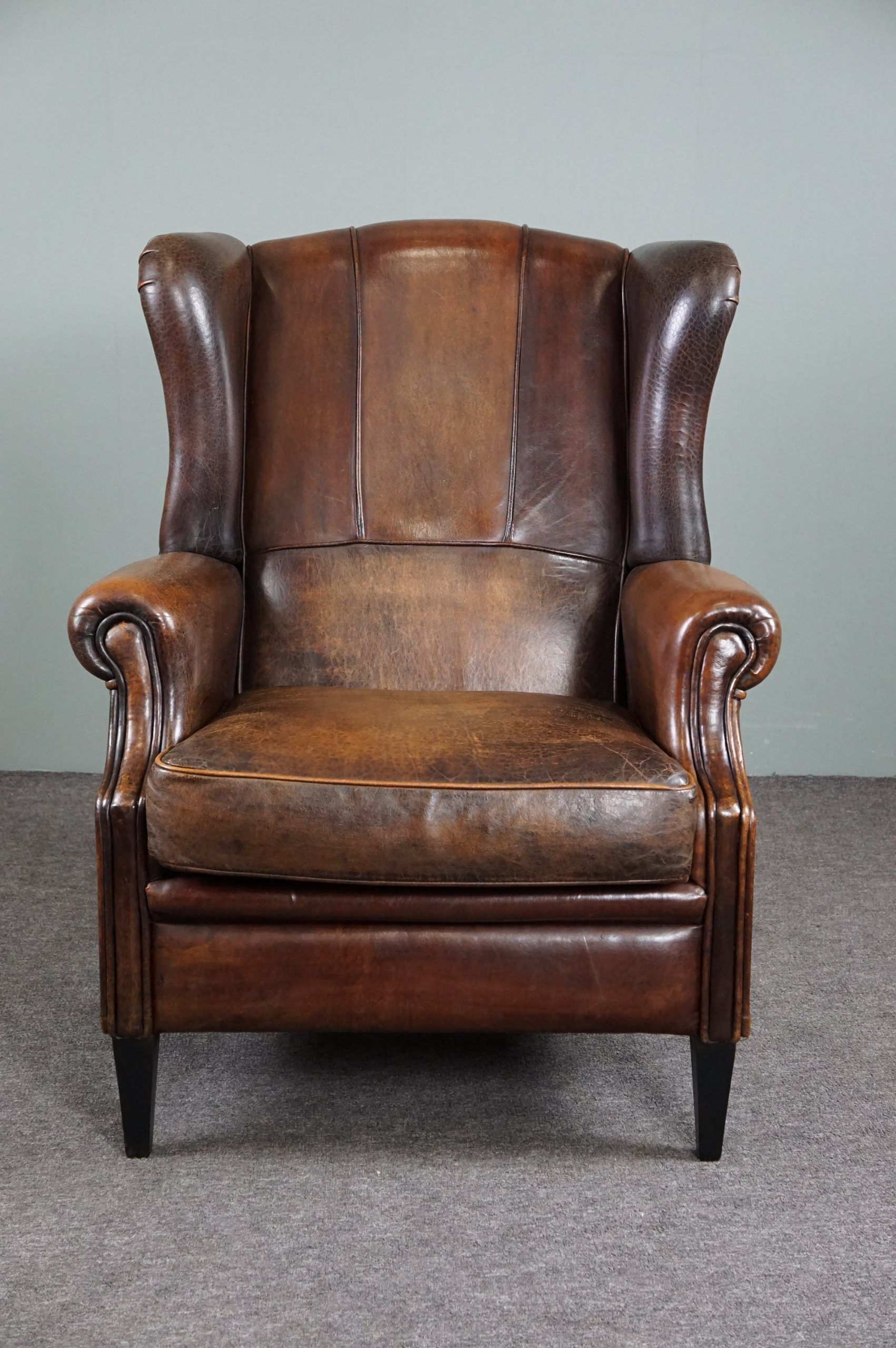 Sheepskin armchair