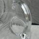 Large blown glass carafe with ice cube compartment Biot