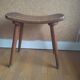 Tabouret en bois mid Century