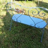 Wrought iron bench