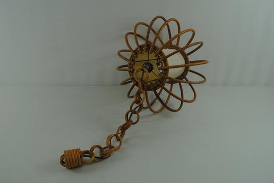 Vintage bamboo chandelier