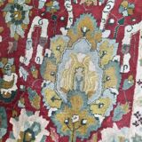 Tapis ancien agra français janus point lys 250x350 cm