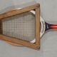 Vintage tennis racket slazenger and its wood frame