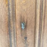 Louis Philippe linen cupboard in blond oak