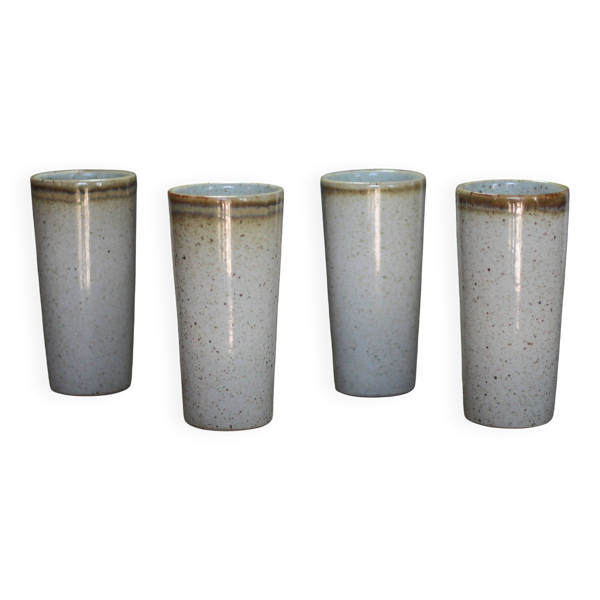 Service tasse céramique signé Jean Austruy X 4 , grande tasse céramique
