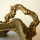 1900s Art Nouveau solid brass Jardinière with metal insert