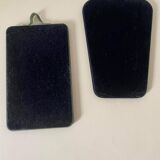 2 Small different velvet mirrors
