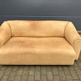 De Sede Ds-47 driezit, Cognac 5mm NECK Buffel leder topstaat