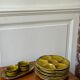 Oyster service in Gien earthenware