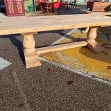 Solid oak monastery table