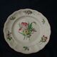 Earthenware plate Keller Guerin Lunéville (KG) tulip pattern diam 24,5 cm
