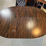 Vintage round table 1 extension rosewood 70's