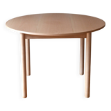 Round beech table