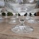 10 verres à cognac cristal de bohême