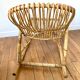 Rocking chair rattan Rohe Noordwolde 60s or rocking chair