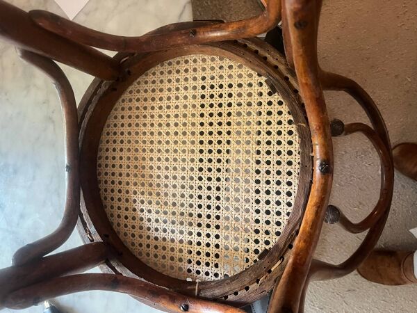 Chaise bistrot Autriche 1900
