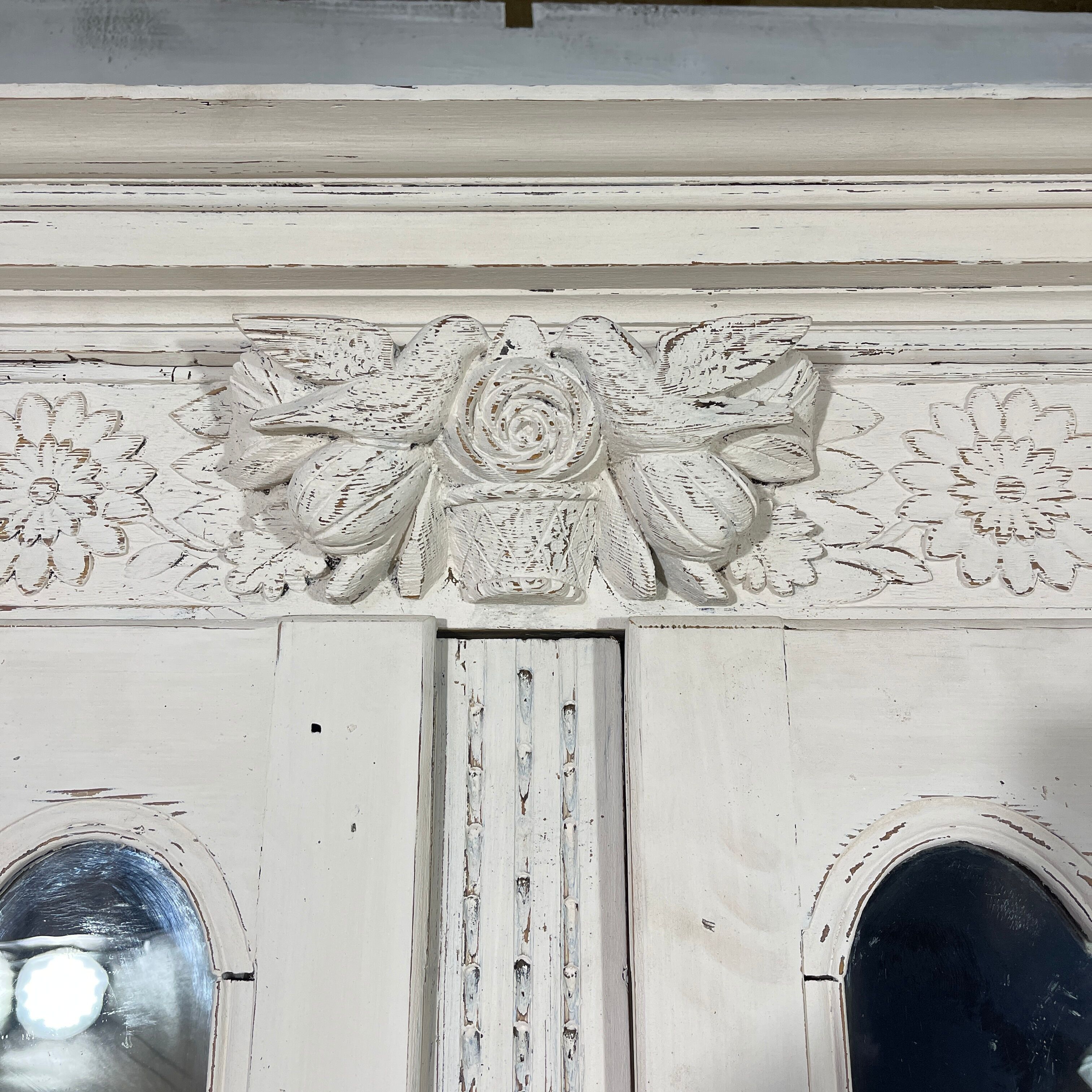 Carved wooden dresser