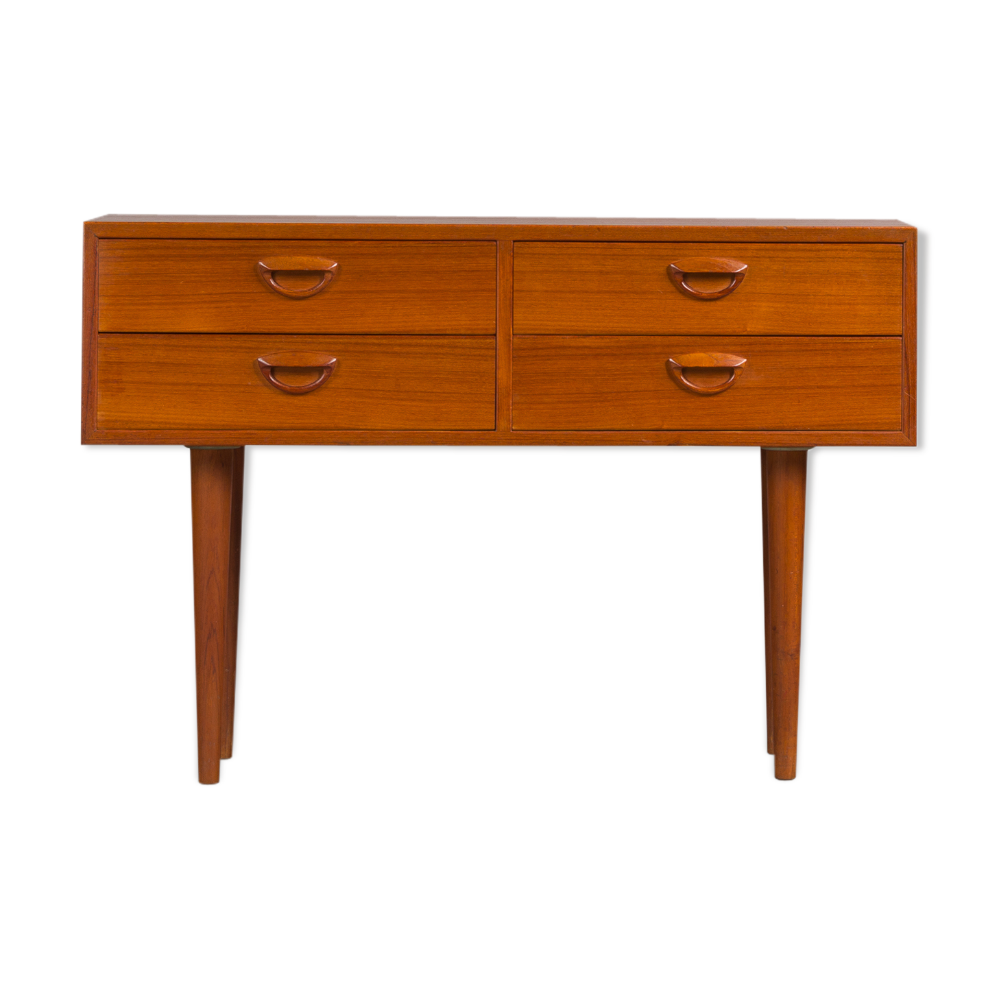 Teak chest of drawers by Kai Kristiansen for FM Mobler, 1961