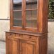 Two-body oak sideboard, circa 1890 — antique glasses and assembly