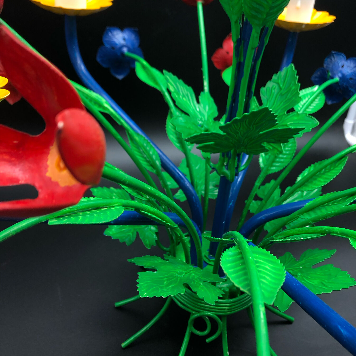 Vintage floral chandelier