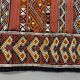 Vintage Moroccan Vegan Silk/Wool Berber Kilim 200x106 cm Kelim Rug
