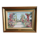 Tableau terrasse fleurie par Montagneux Henri