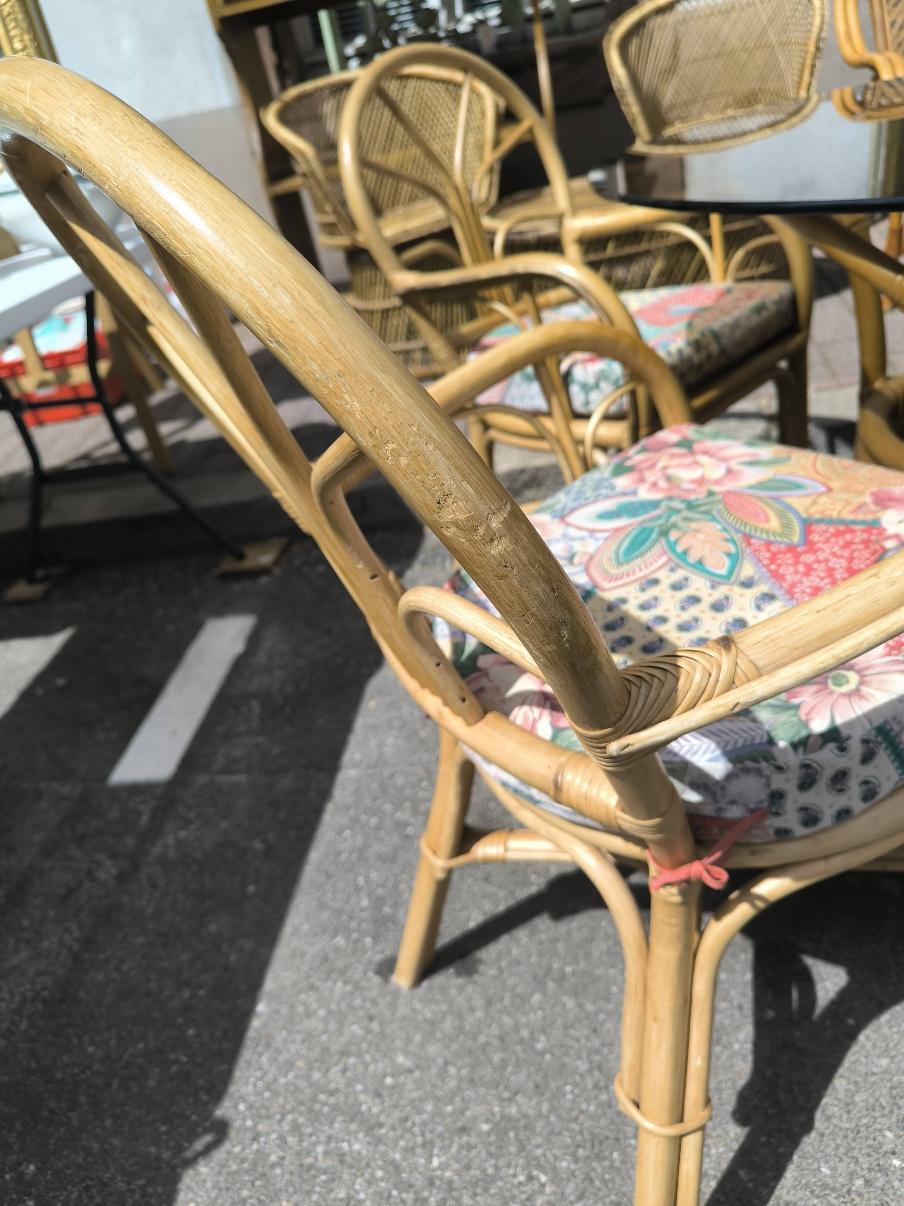Rattan lounge set