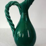 Pichet en céramique vernissée France, années 50