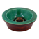 Vintage ceramic and leather ashtray from the 1950s