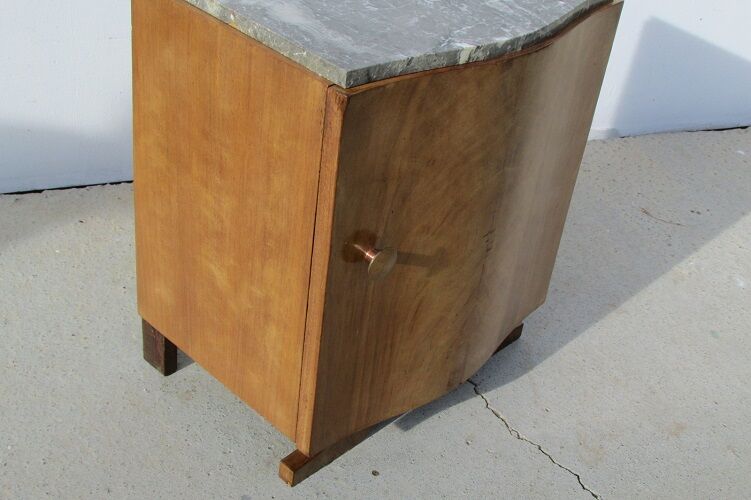 Bedside art deco walnut veneer from the 30s and 40s