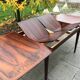 Table à manger en palissandre lübke années 60