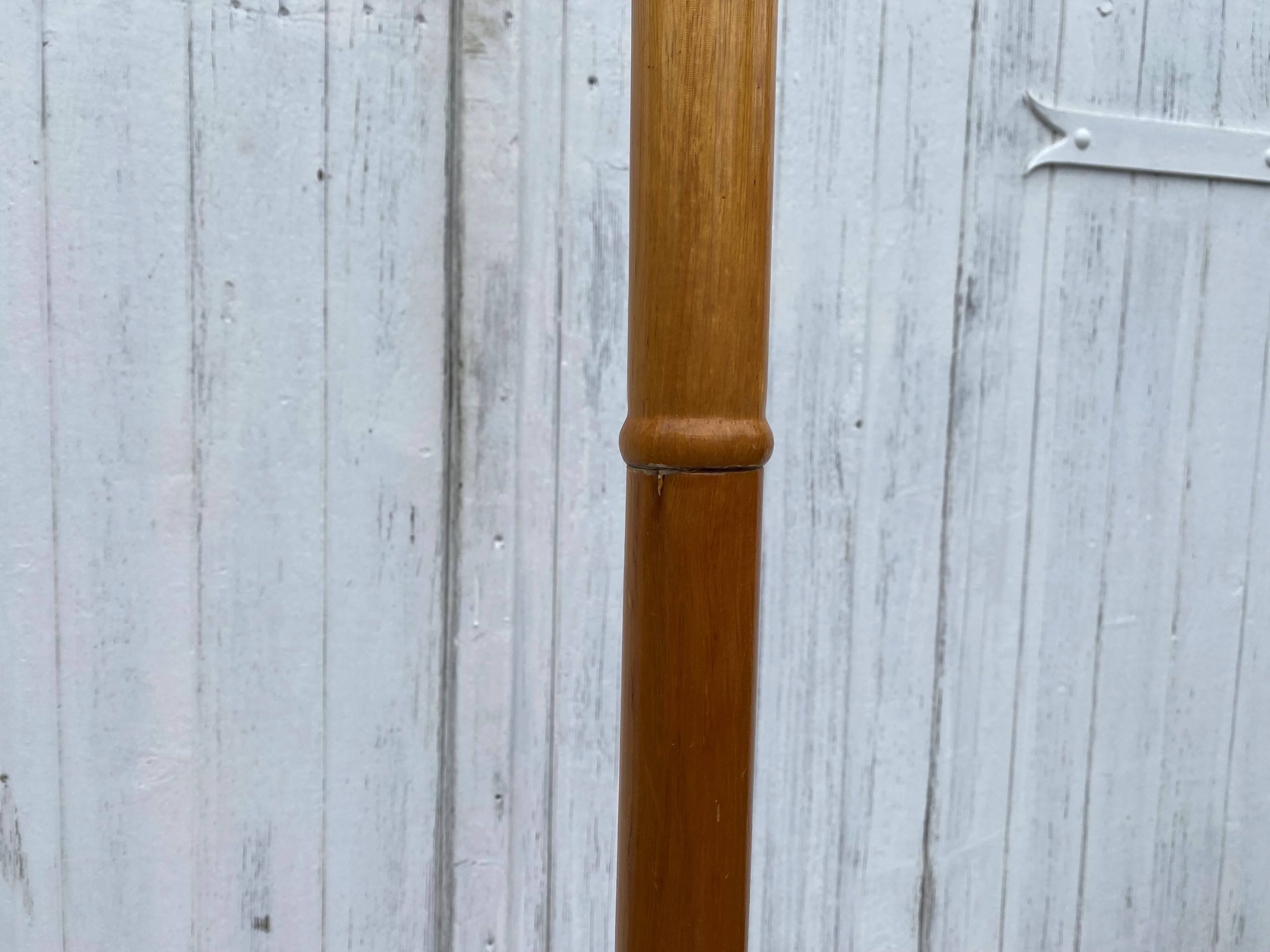 Baumann bistro style 1960 curved light wood parrot coat rack