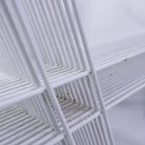 Indoor/Outdoor pair of Black/White Armchairs
