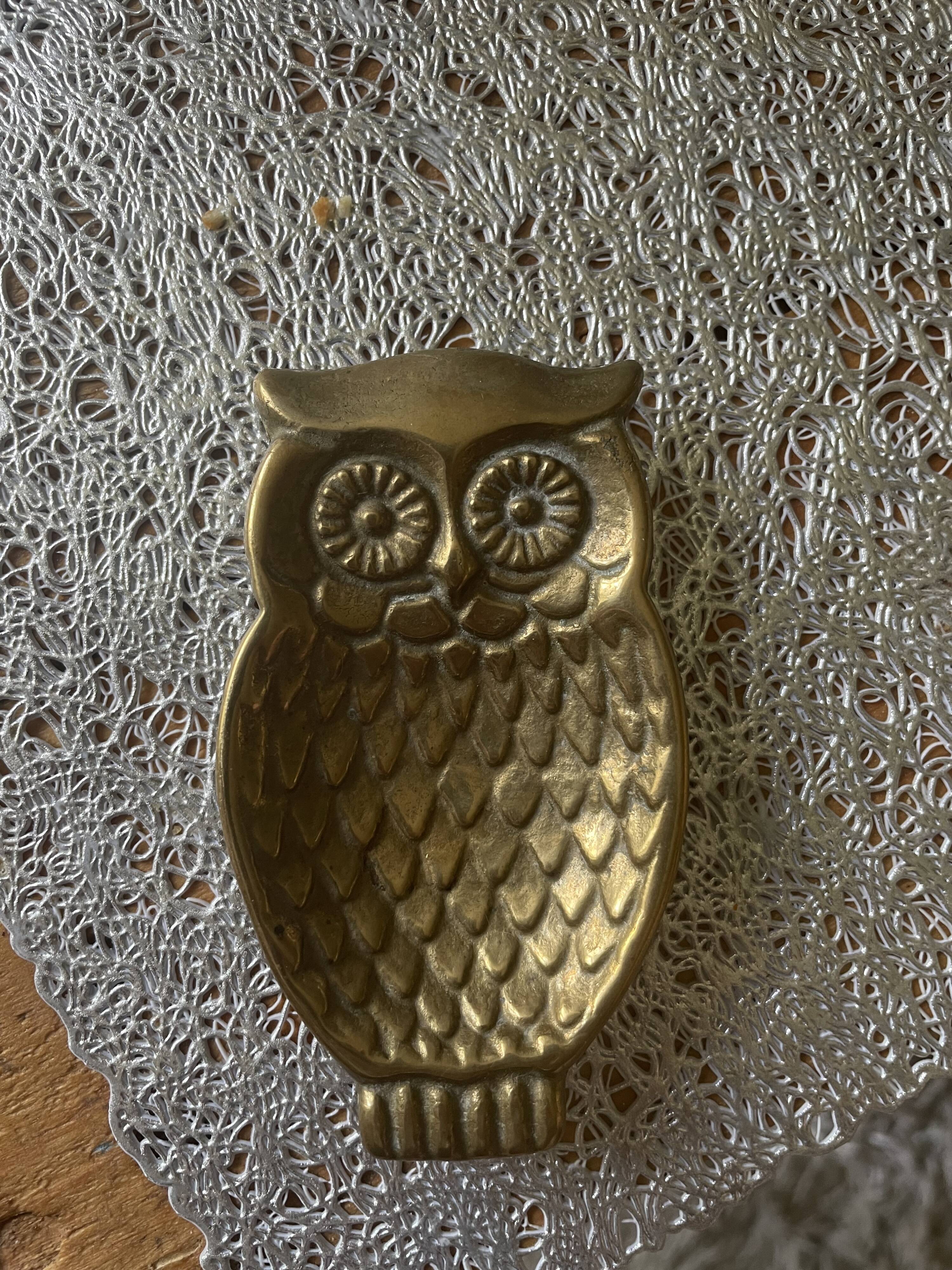 Brass owl