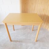 Table de cuisine en bois des années 1980