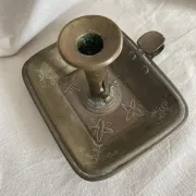 Old bedroom candlestick, "cellar rat" candlestick from the 19th century.
