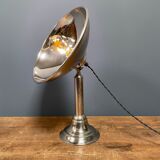 Nickel-plated old heater lamp from Germany, 1920s