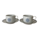 Two cups and saucers Pierre Balmain