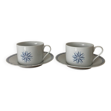 Duo tasses et soucoupes Pierre Balmain
