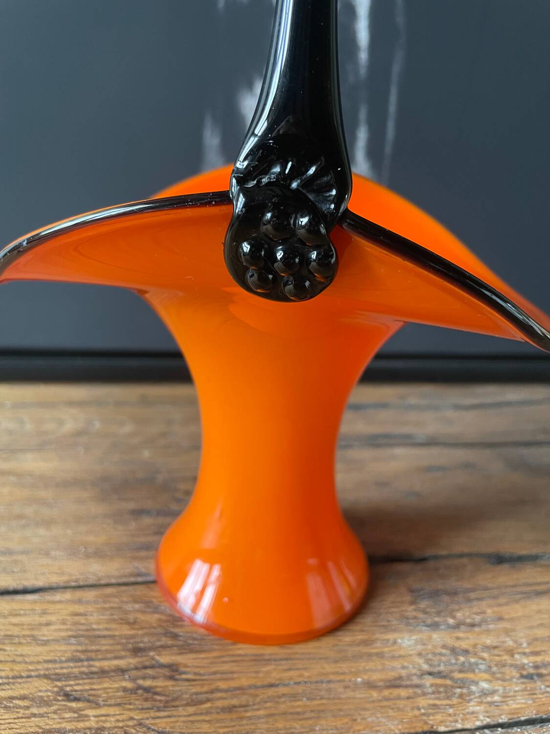 Art Deco blown glass vase