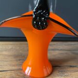 Art Deco blown glass vase