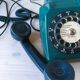 Téléphone rotatif S 63 bleu
