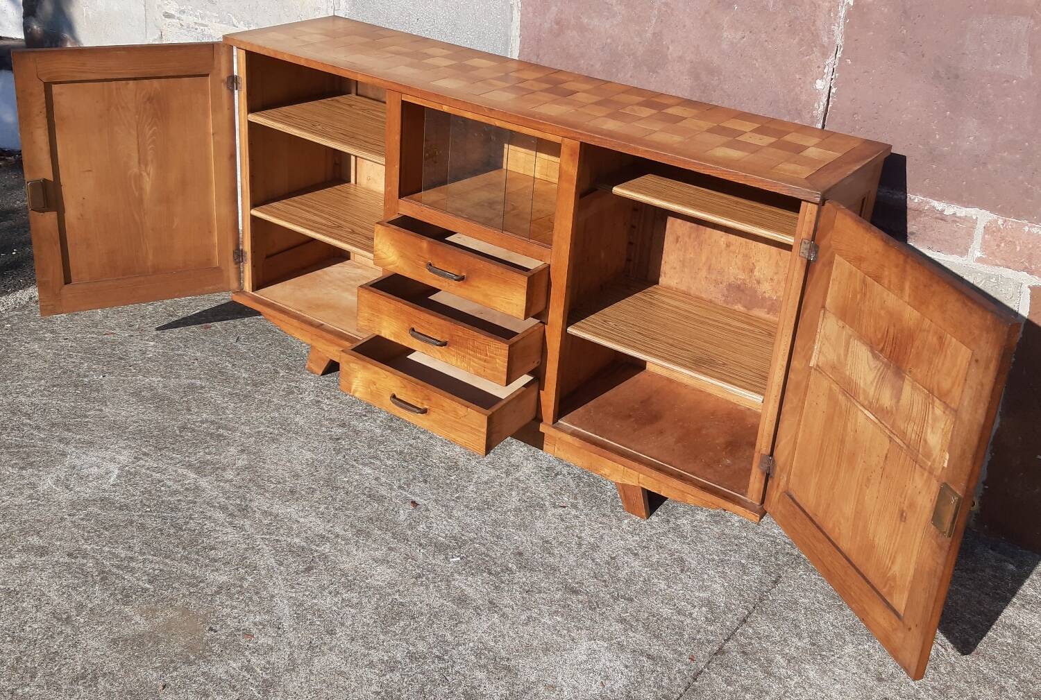 1950s oak sideboard
