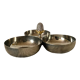 Servant in silver metal pine cone