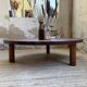 Table basse ronde tripode années 50