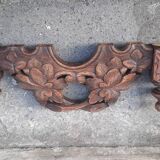 Wooden pediment