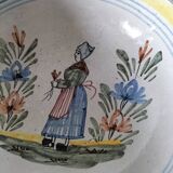 Hand-painted Breton bowl, 1920s