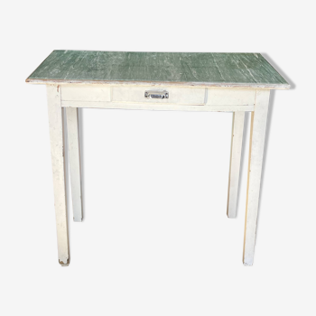 Small vintage farmhouse desk table 1960