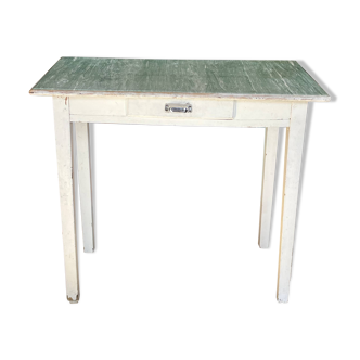 Small vintage farmhouse desk table 1960