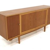 Scandinavian teak and oak sideboard, Sweden, 1960